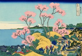 De Fuji van Gotenyama in Shinagawa aan de Tokaido