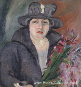 Portret van de moeder van Irma Stern