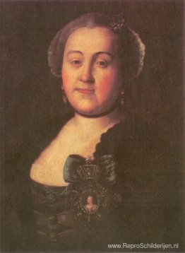 Portret van een Meesteres Agrippina Leontyevna Apraksina