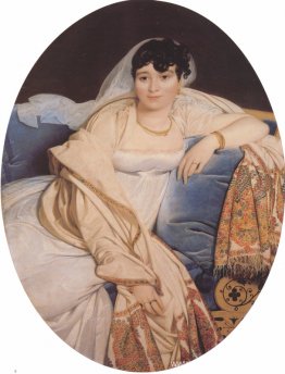 Portret van Madame Riviere geboren Marie Francoise Jacquette Bib