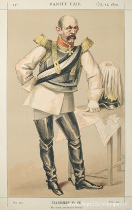 Staatslieden nr. 660 Karikatuur van graaf von Bismarck Schoenaus