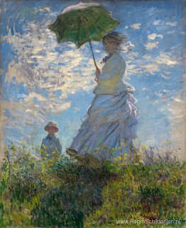 De Promenade, Vrouw met parasol