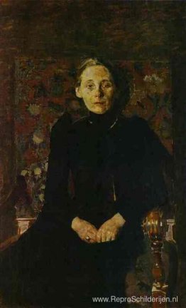 Portret van de vrouw van de zakenman Artsybushev