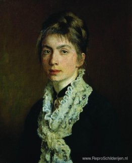 Portret van M.P. Shevtsova, echtgenote van A. Shevtsov