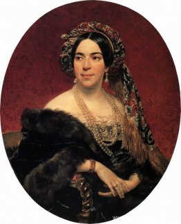 Portret van prinses Z.A. Volkonskaya