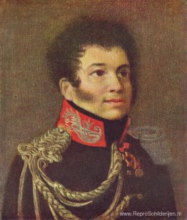 Portret van Sergej Nikiforovitsj Marin