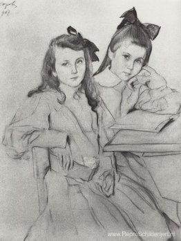 Meisjes N.A. Kasyanova en T.A. Kasyanova