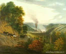 Ochtendmening van Coalbrookdale, Shropshire