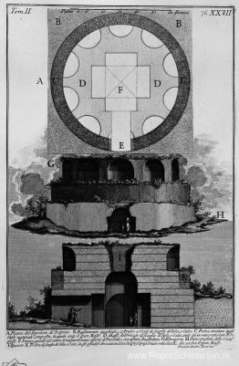 De Romeinse oudheden, t. 2, Plaat XXVII. Plattegrond van een fab