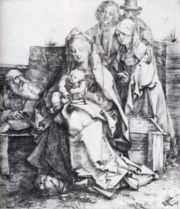 De Heilige Familie met St. John, Magdalena en Nicodemus