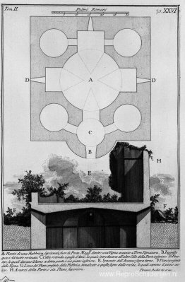 De Romeinse oudheden, t. 2, Plaat XXVI. Vorige dwarsdoorsnede va