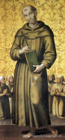 St. Franciscus en de vier gehoorzamen