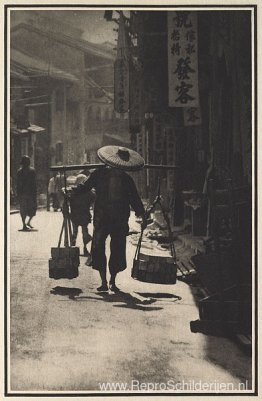 Een straat in China