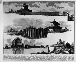 De Romeinse oudheden, t. 2, Plaat XXII. Plan van het Mausoleum v