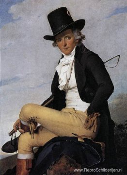 Portret van Pierre Seriziat, de zwager van de kunstenaar