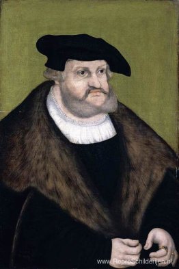 Portret van keurvorst Frederik de Wijze op hoge leeftijd