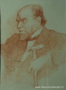 Portret van academicus A.F. Koni