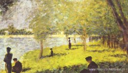 Studie met cijfers. Studie voor 'La Grande Jatte'