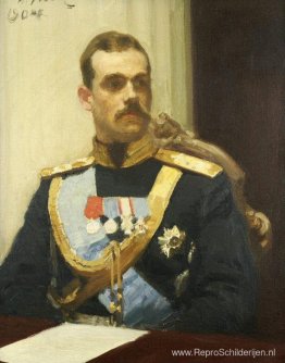 Portret van grootvorst Michail Aleksandrovitsj Romanov, lid van