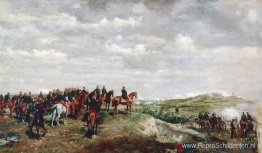 Napoleon III in de slag bij Solferino