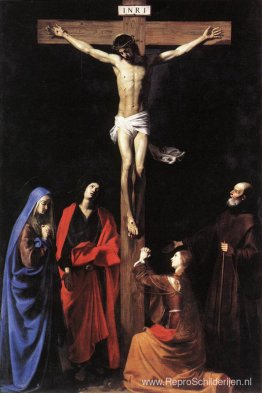 Christus aan het kruis met de Maagd, Maria Magdalena, St. John e