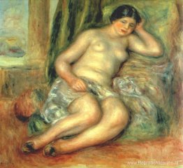 Slapende Odalisque (Odalisque met babouches)