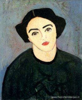 Mevrouw Derain in het groen