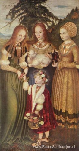 Heiligen Dorothea, Agnes en Kunigunde