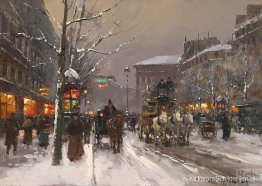 Boulevard de la Madeleine, Winter