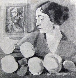 Portret van de vrouw van de kunstenaar