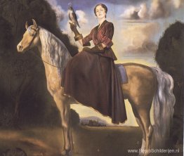 Paardensportfantasieportret van Lady Dunn