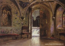 Terem-paleis. De opbrengst van de kamers van de Gouden veranda.