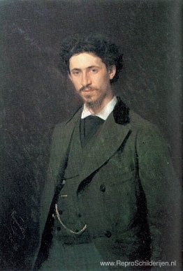 Portret van de kunstenaar Ilya Repin