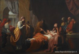 Erasistratus de arts ontdekt de liefde van Antiochus voor Strato