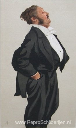 Karikatuur van de heer Lionel Lawson