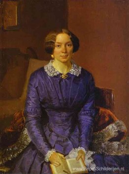 Portret van Elizaveta Petrovna Zjdanova