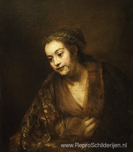 Portret van Hendrickje Stoffels