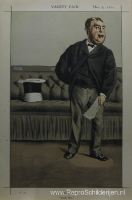 Karikatuur van George Cavendish Bentinck