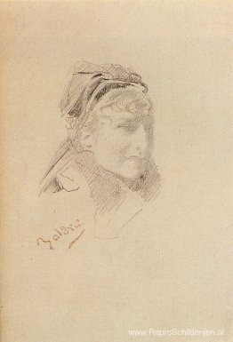 Portret van Sarah Bernhardt