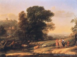 Landschap met Cephalus en Procris herenigd door Diana