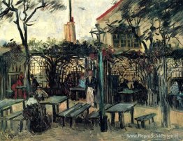 Terras van een café op Montmartre "La Guinguette"