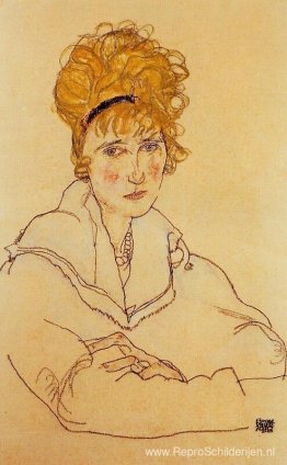 Portret van Edith Schiele