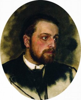 Portret van schrijver Vladimir Grigorievitsj Tsjertkov