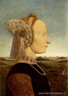 Portret van Battista Sforza