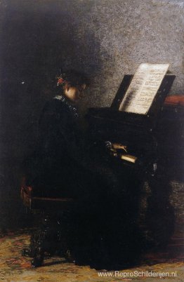 Elisabeth aan de piano