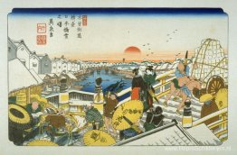 Nihonbashi, pl. 1 uit een facsimile-uitgave van Negenenzestig st