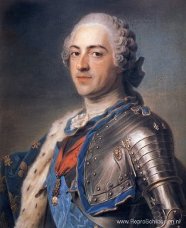 Portret van koning Lodewijk XV