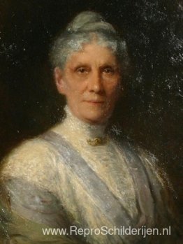 Portret van Anna H. Leonowens (detail)