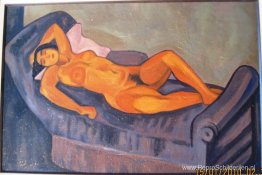 Hommage a Modigliani [Naakt]