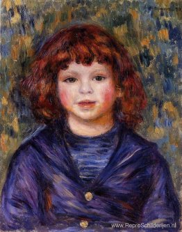 Portret van Pierre Renoir in een matrozenpakje